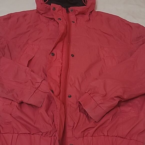The north face hooded zip up pink dry vent windbreaker size M womens - Picture 2 of 14